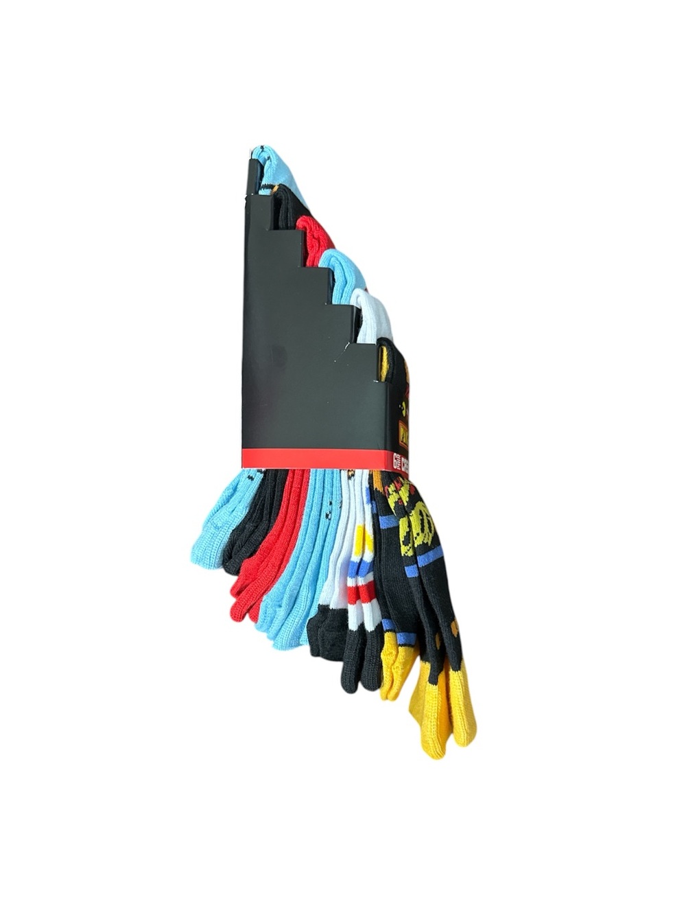 Pac-Man Colorful Crew Socks 6-Pack - Multi Color - Picture 4 of 5